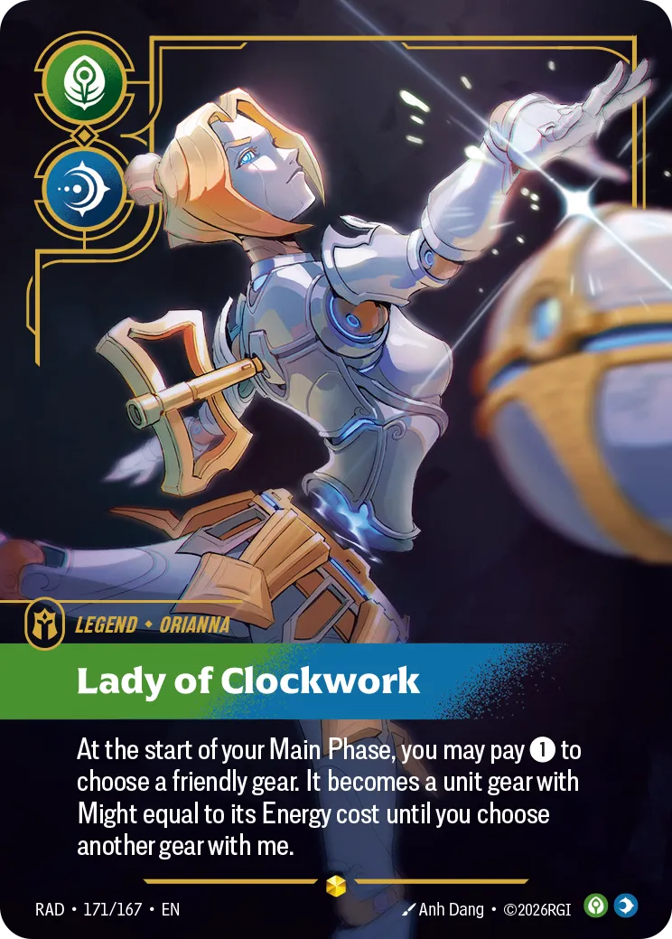Orianna, Lady of Clockwork (Signature) (Foil) - Riftbound Radiance