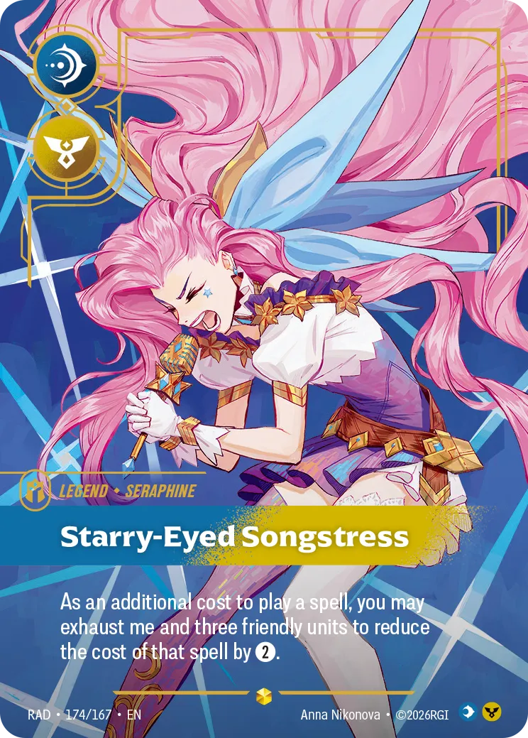 Seraphine, Starry-Eyed Songstress (Signature) (Foil) - Riftbound Radiance