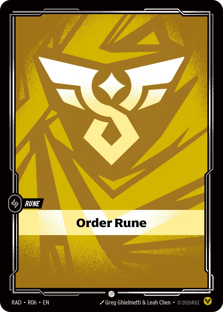 Order Rune - Riftbound Radiance