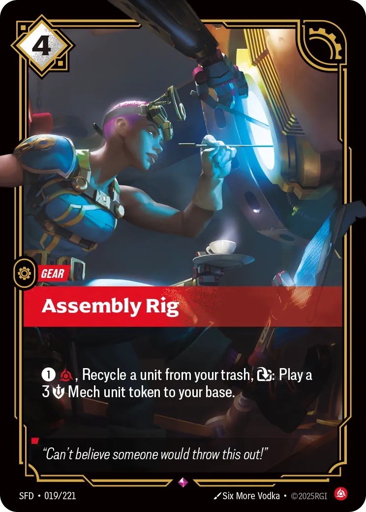Assembly Rig (Foil) - Riftbound Spiritforged