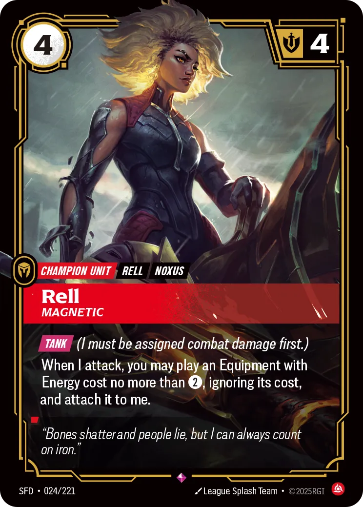Rell, Magnetic (Foil) - Riftbound Spiritforged