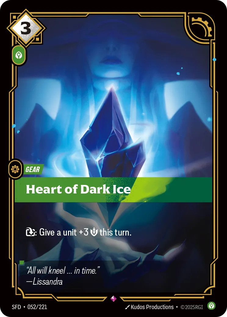 Heart of Dark Ice (Foil) - Riftbound Spiritforged