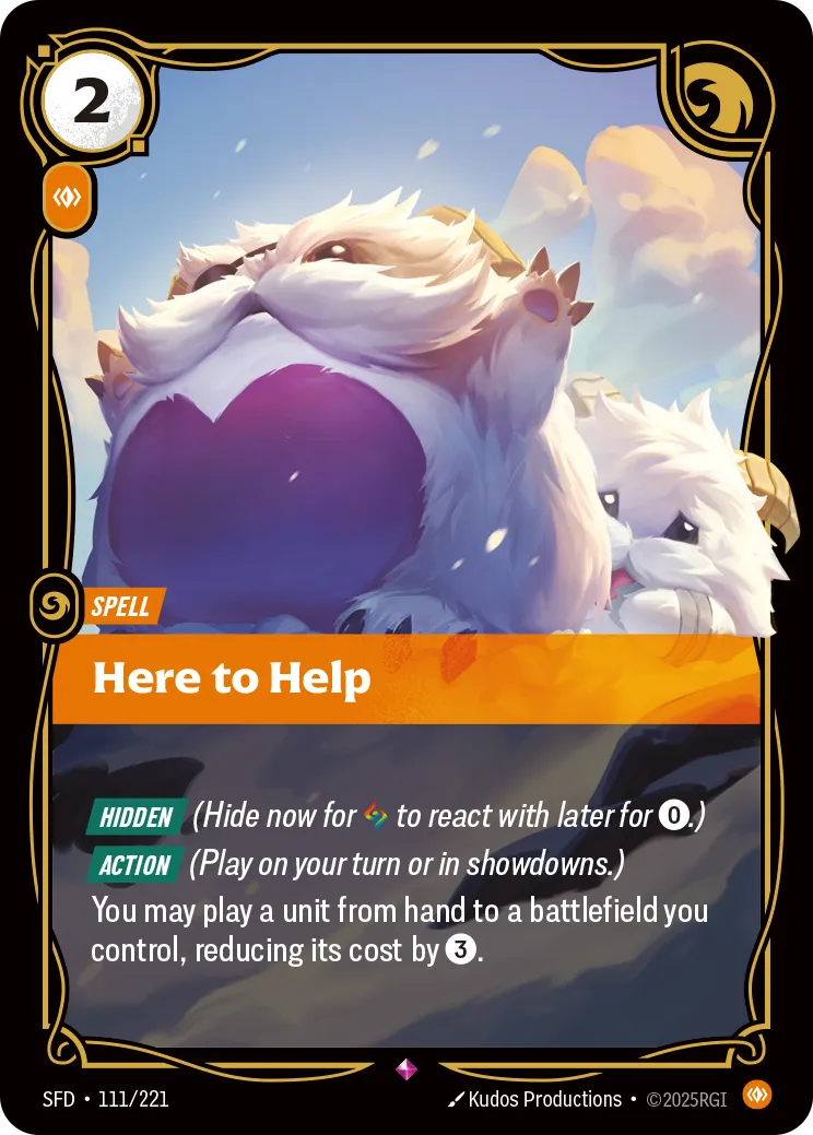 Here to Help (Foil) - Riftbound Spiritforged
