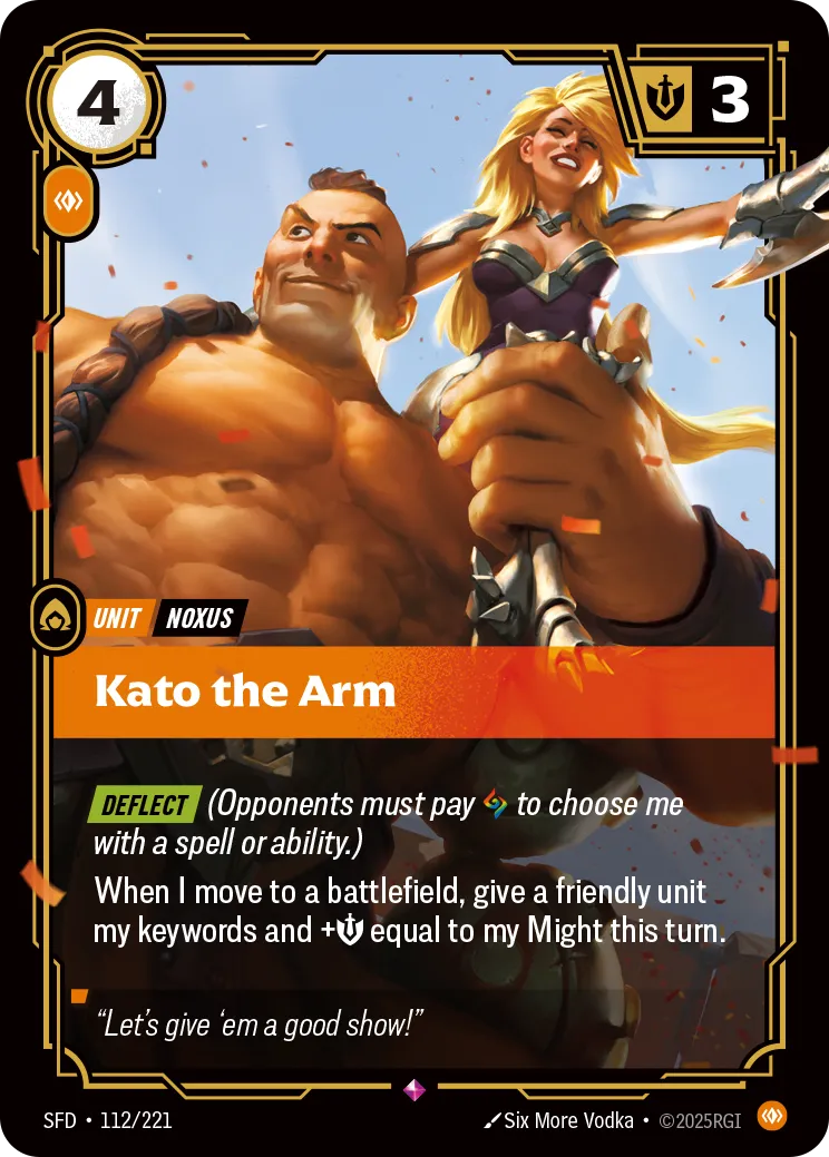 Kato the Arm (Foil) - Riftbound Spiritforged