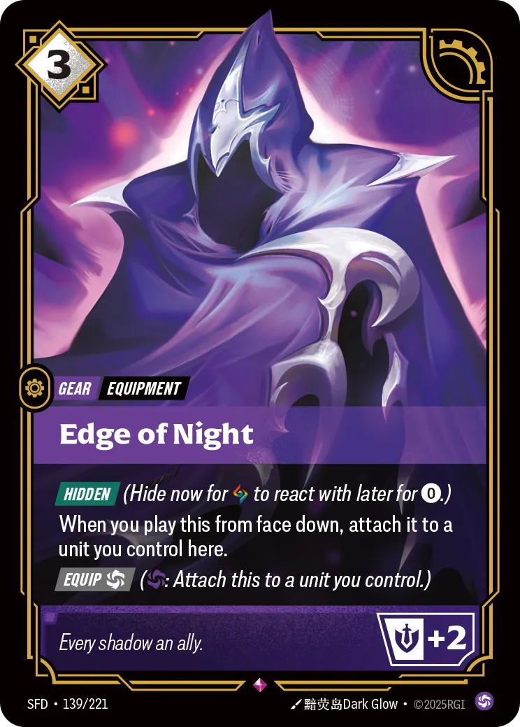 Edge of Night (Foil) - Riftbound Spiritforged