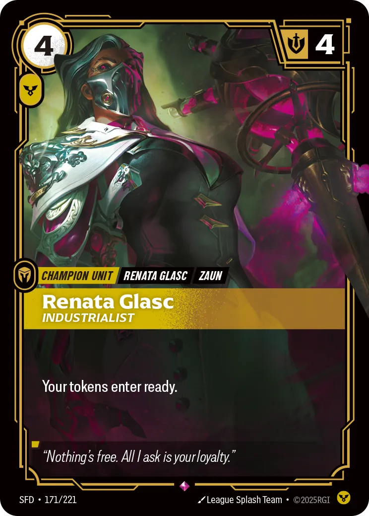 Renata Glasc, Industrialist (Foil) - Riftbound Spiritforged