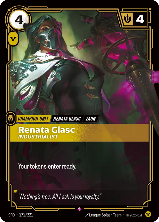 Renata Glasc, Industrialist (Foil) - Riftbound Spiritforged