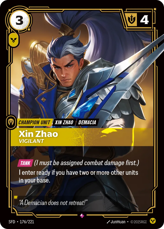 Xin Zhao, Vigilant (Foil) - Riftbound Spiritforged
