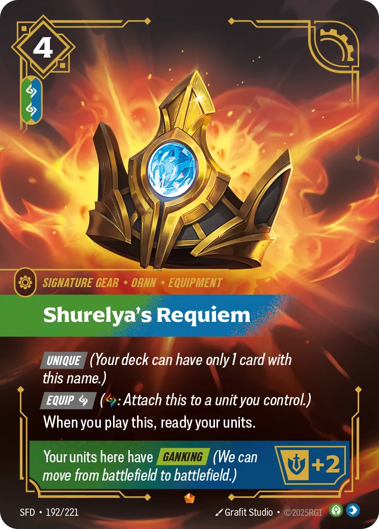 Shurelya's Requiem (Foil) - Riftbound Spiritforged