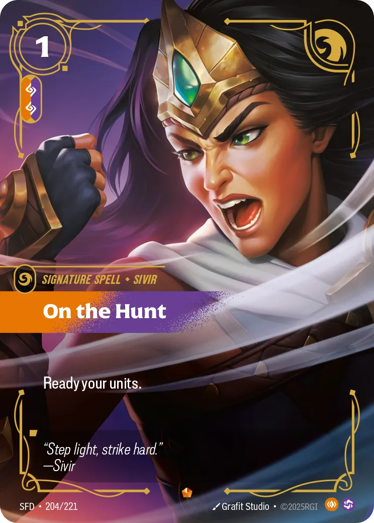 On the Hunt (Foil) - Riftbound Spiritforged
