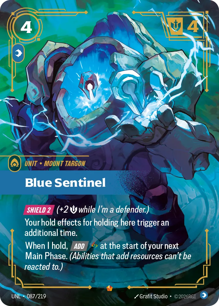 Blue Sentinel (Foil) - Riftbound Unleashed