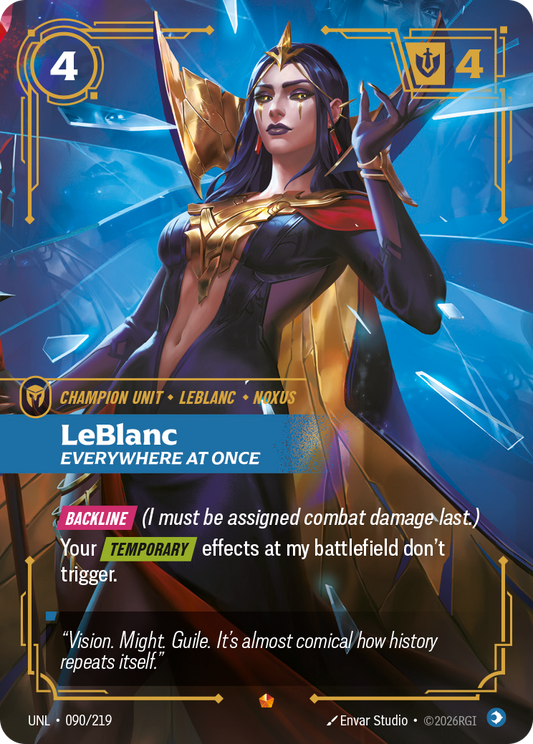 LeBlanc - Everywhere At Once - Riftbound TCG Card