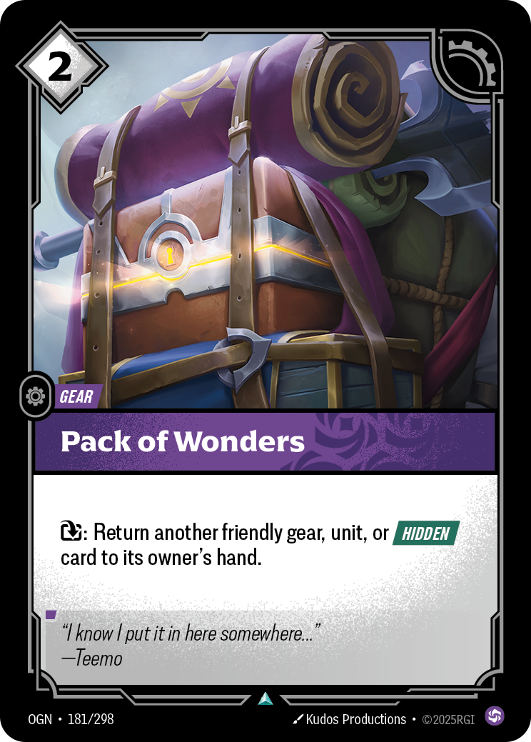 Pack of Wonders - Riftbound TCG Card