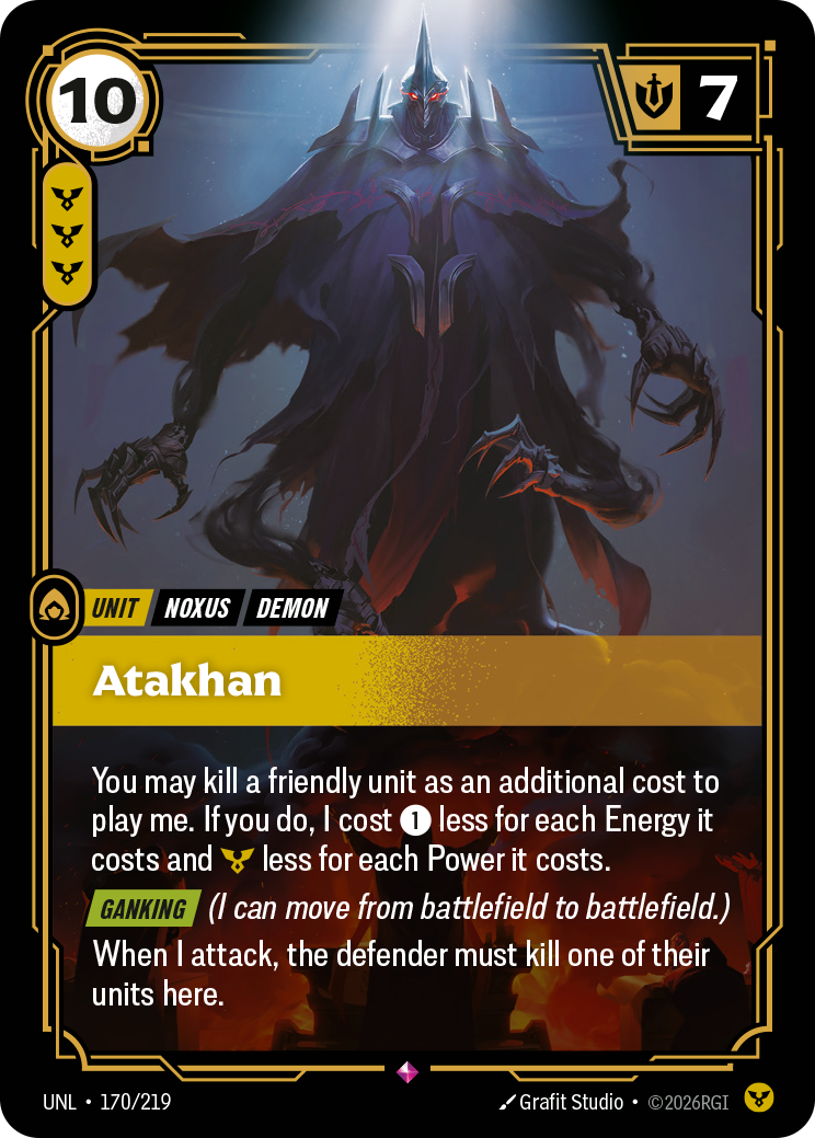 Atakhan - Riftbound TCG Card