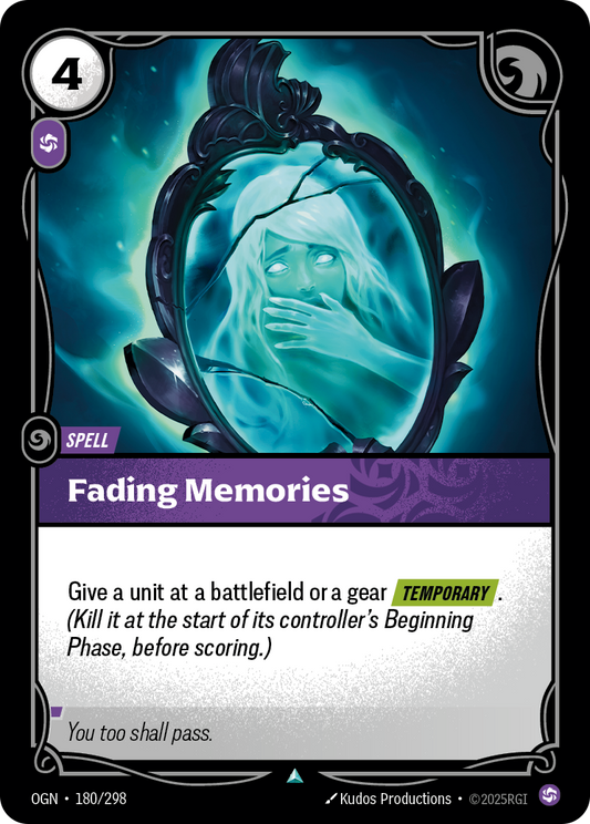 Fading Memories - Riftbound TCG Card