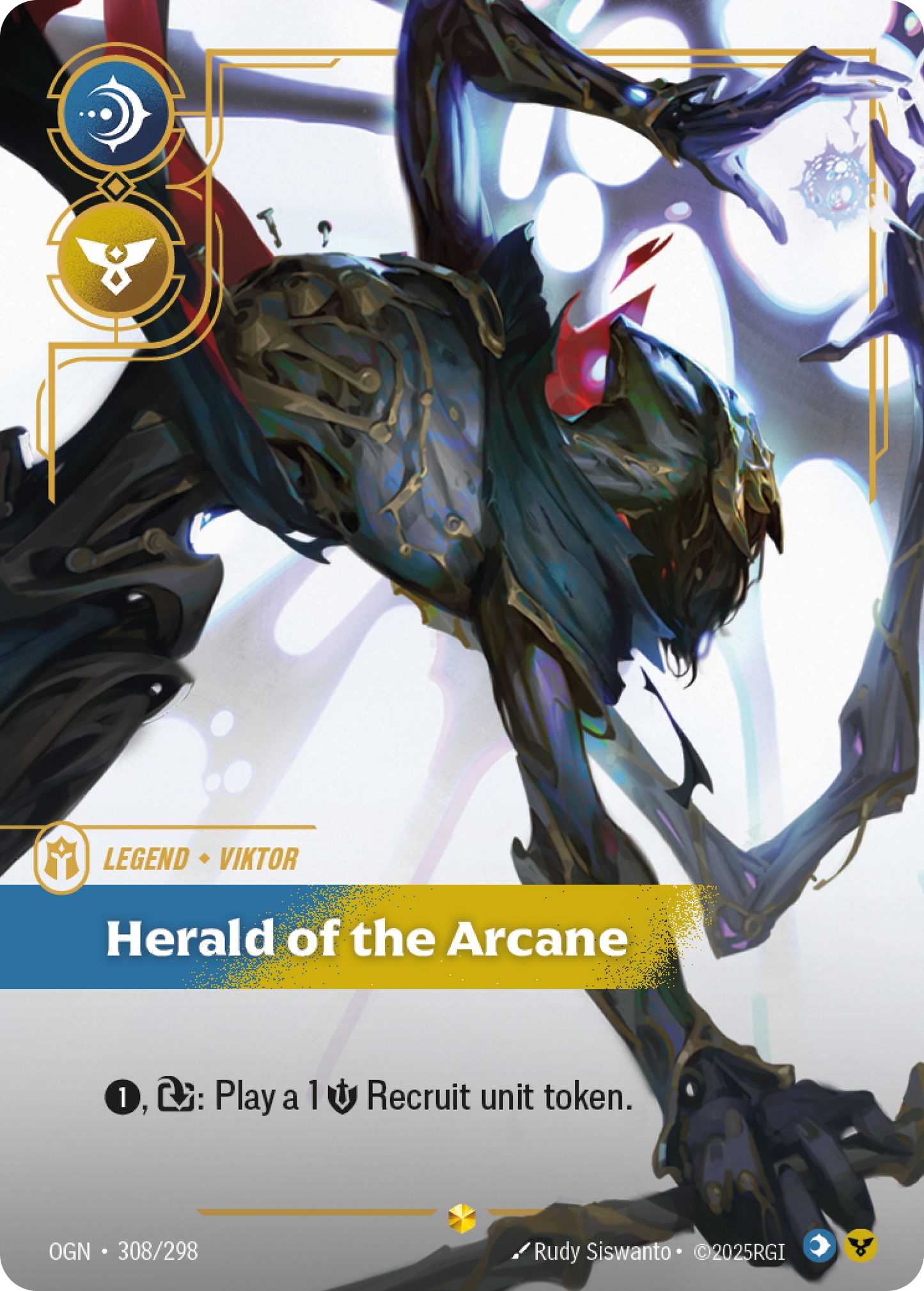 Viktor - Herald of the Arcane (Overnumbered) - Riftbound TCG Card