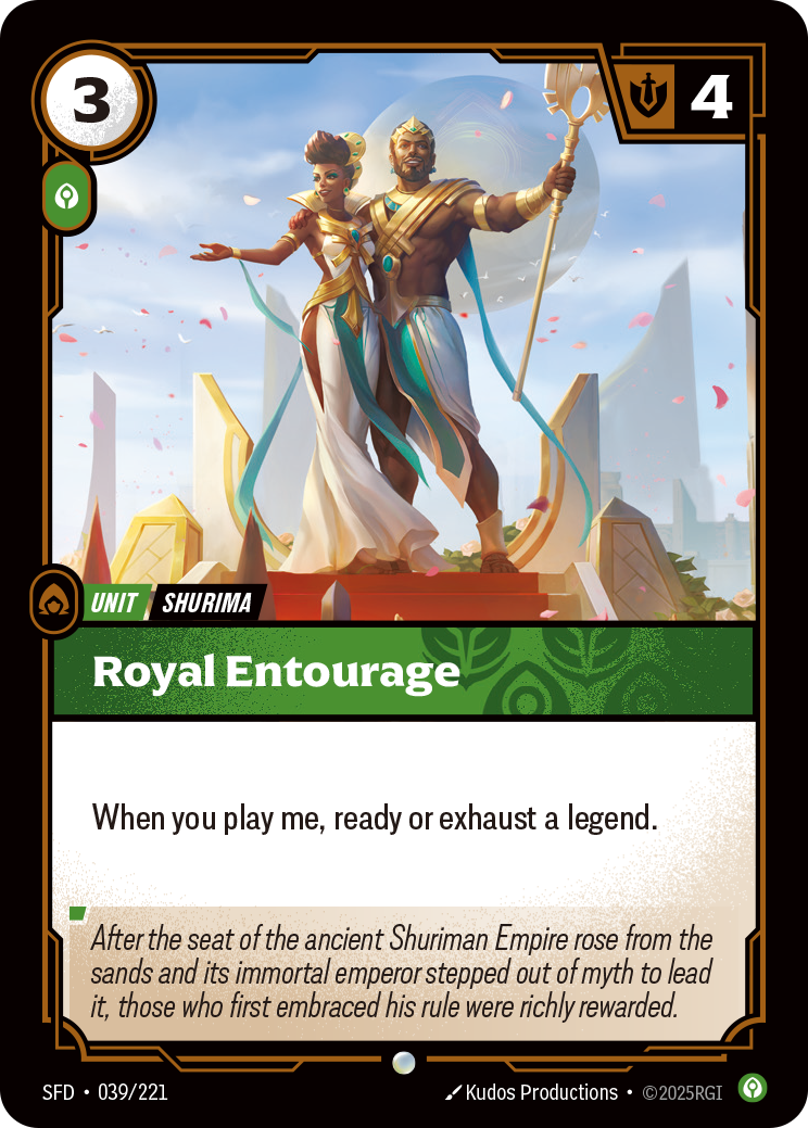 Royal Entourage - Riftbound TCG Card