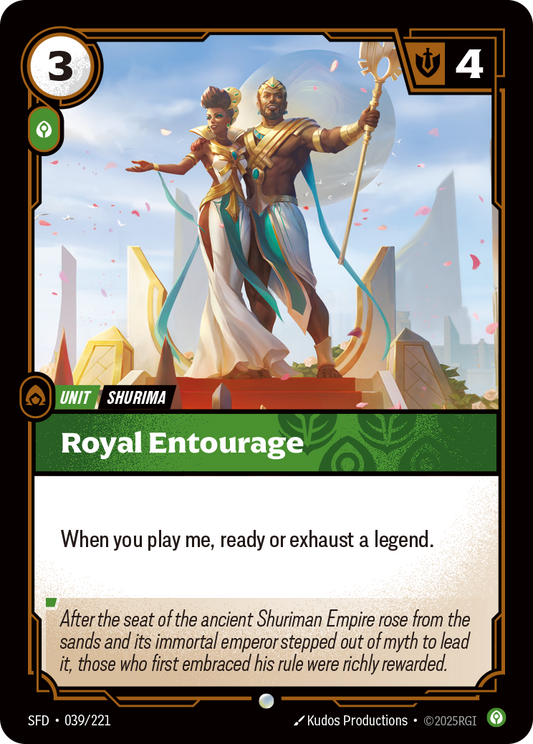 Royal Entourage - Riftbound TCG Card