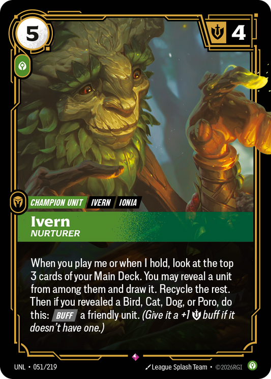 Ivern - Nurturer - Riftbound TCG Card