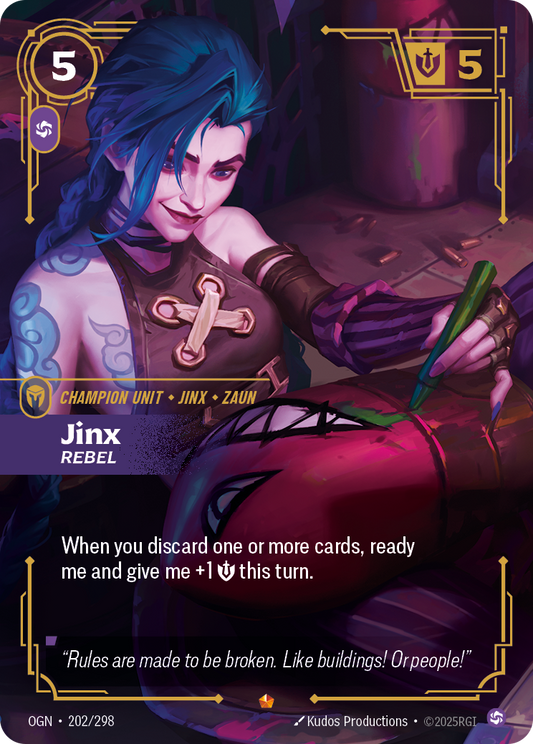 Jinx - Rebel - Riftbound TCG Card