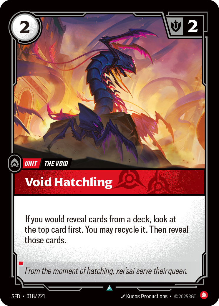 Void Hatchling - Riftbound TCG Card