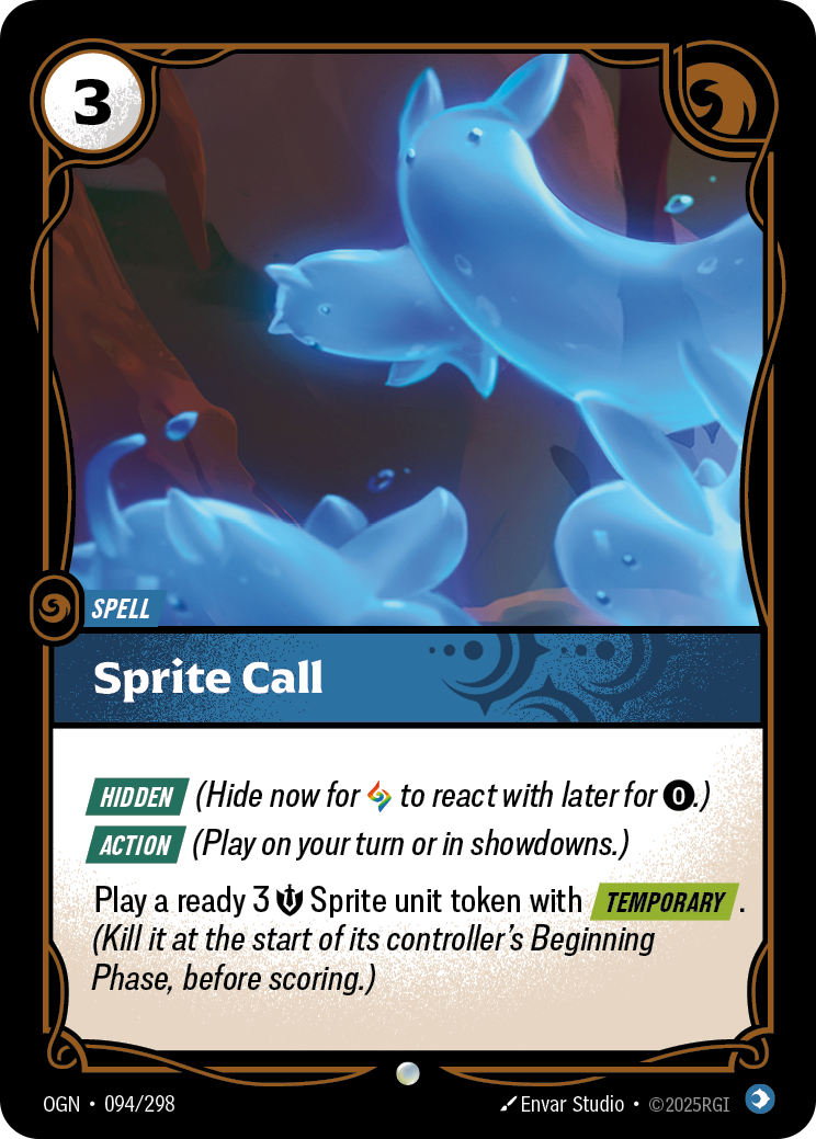 Sprite Call - Riftbound TCG Card