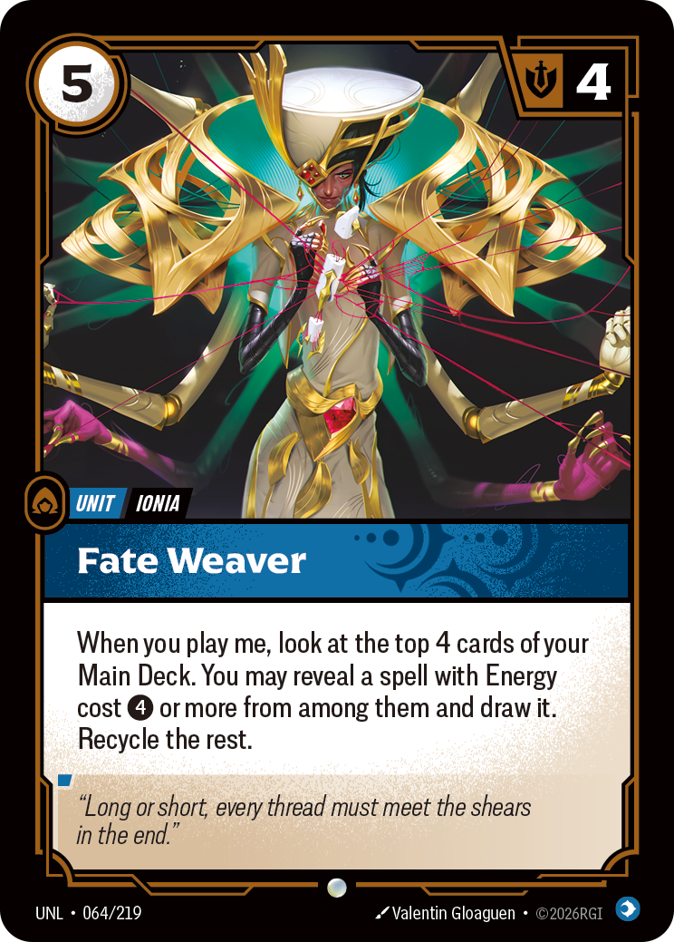 Fate Weaver - Riftbound TCG Card