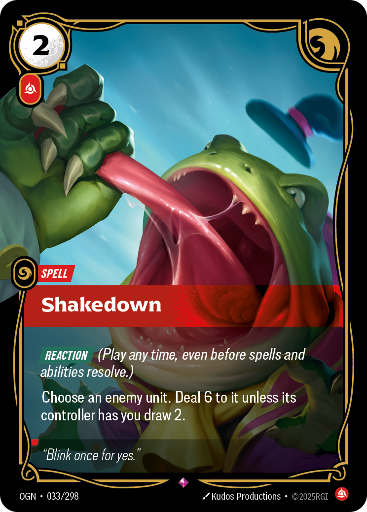 Shakedown - Riftbound TCG Card