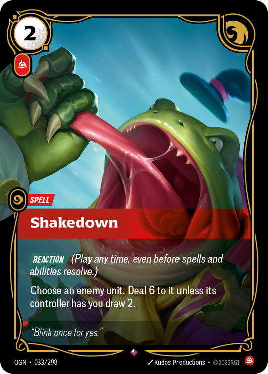 Shakedown - Riftbound TCG Card