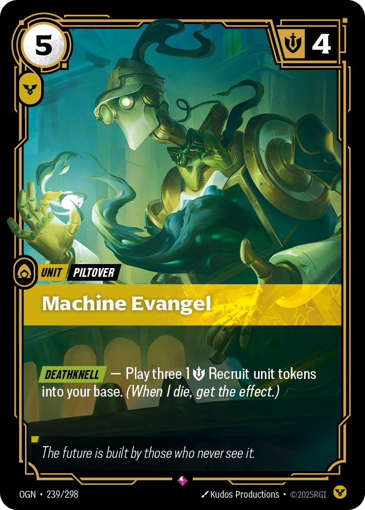 Machine Evangel - Riftbound TCG Card