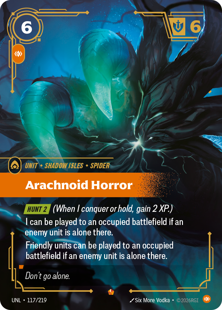 Arachnoid Horror - Riftbound TCG Card