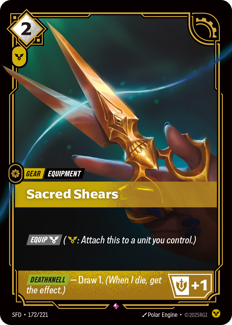 Sacred Shears - Riftbound TCG Card