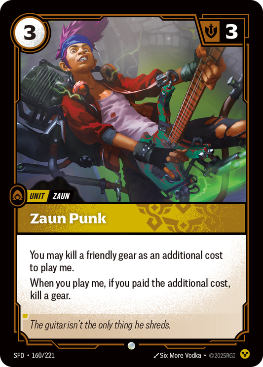 Zaun Punk - Riftbound TCG Card