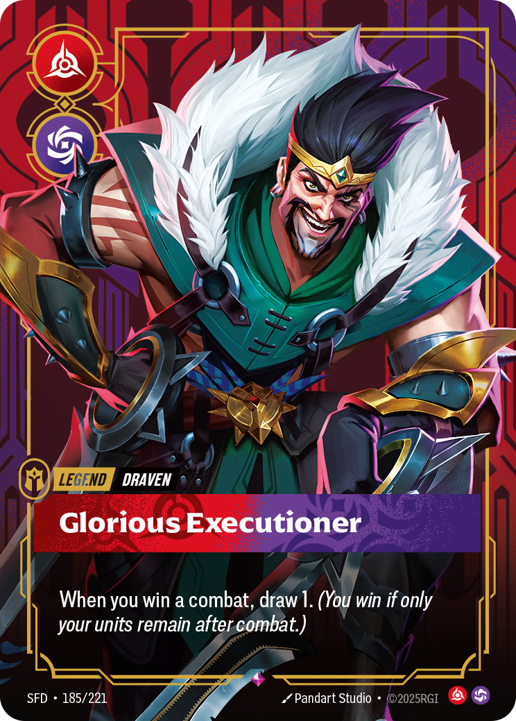 Draven - Glorious Executioner - Riftbound TCG Card