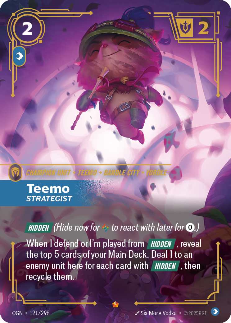 Teemo - Strategist - Riftbound TCG Card