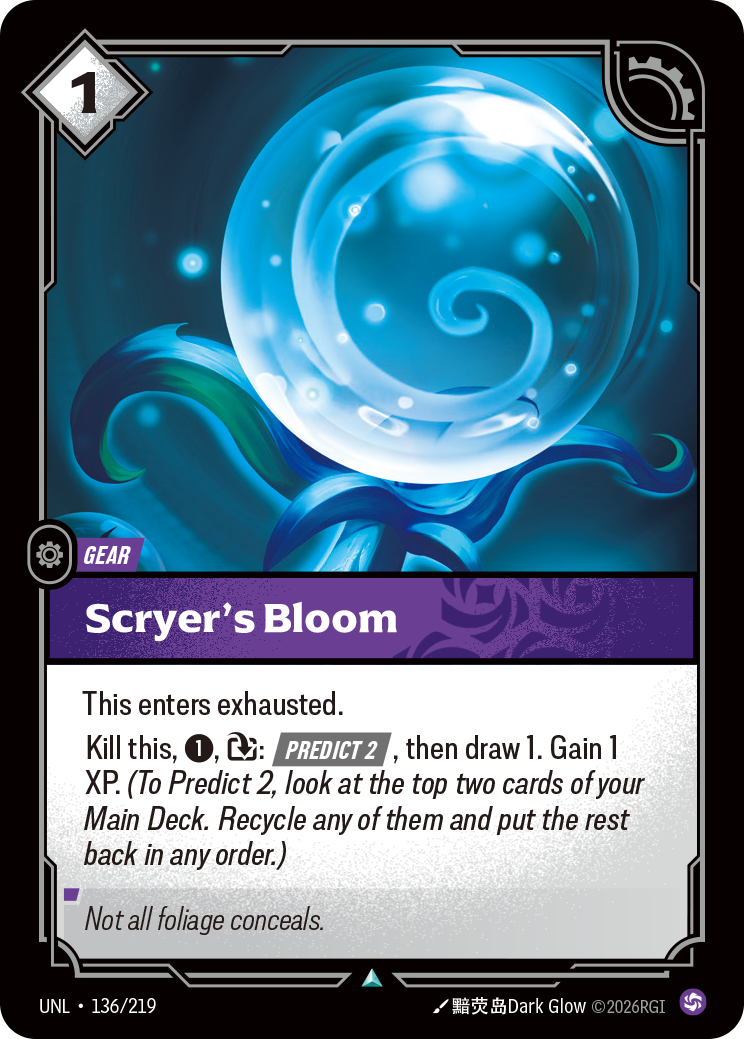 Scryer's Bloom - Riftbound TCG Card