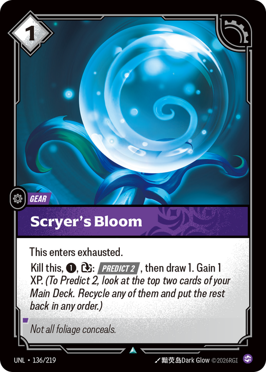 Scryer's Bloom - Riftbound TCG Card
