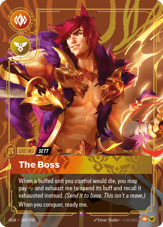 Sett - The Boss - Riftbound TCG Card