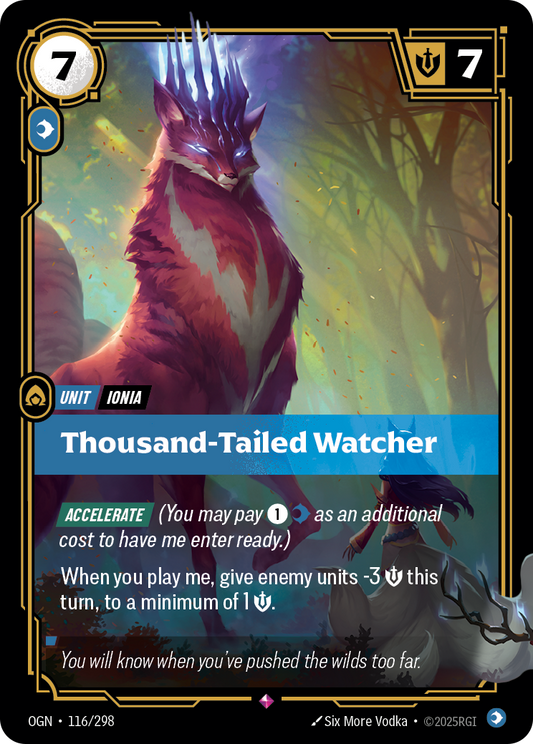 Thousand-Tailed Watcher - Riftbound TCG Card