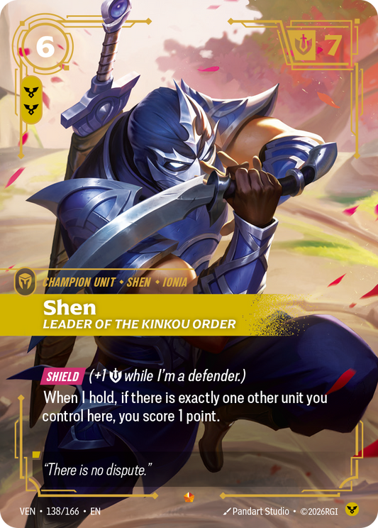 Shen, Leader of the Kinkou Order (Foil) - Riftbound Vendetta
