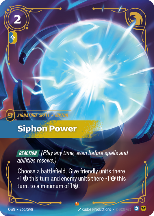 Siphon Power - Riftbound TCG Card