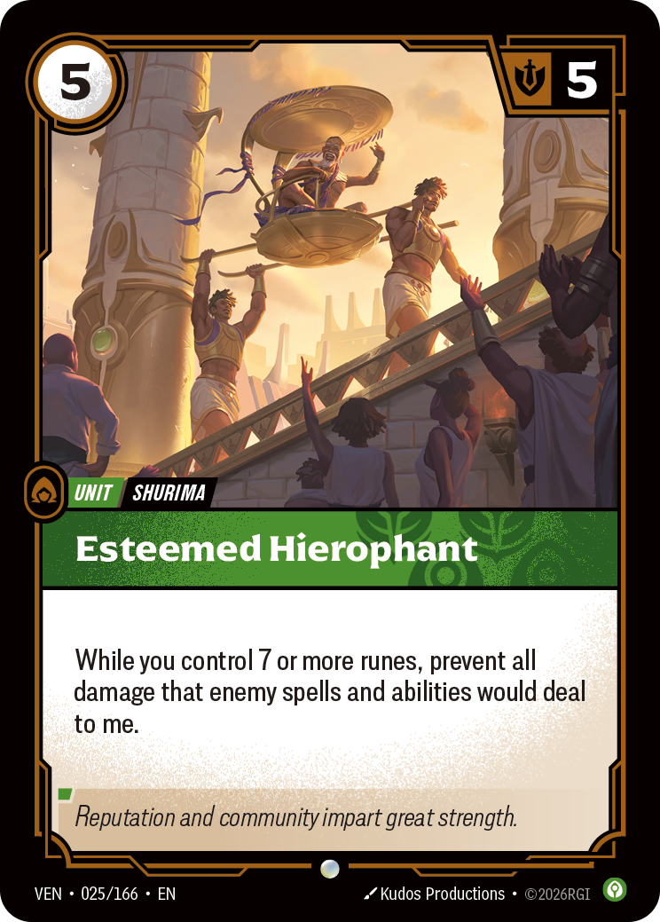 Esteemed Hierophant - Riftbound Vendetta