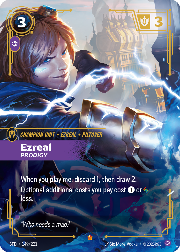 Ezreal - Prodigy - Riftbound TCG Card