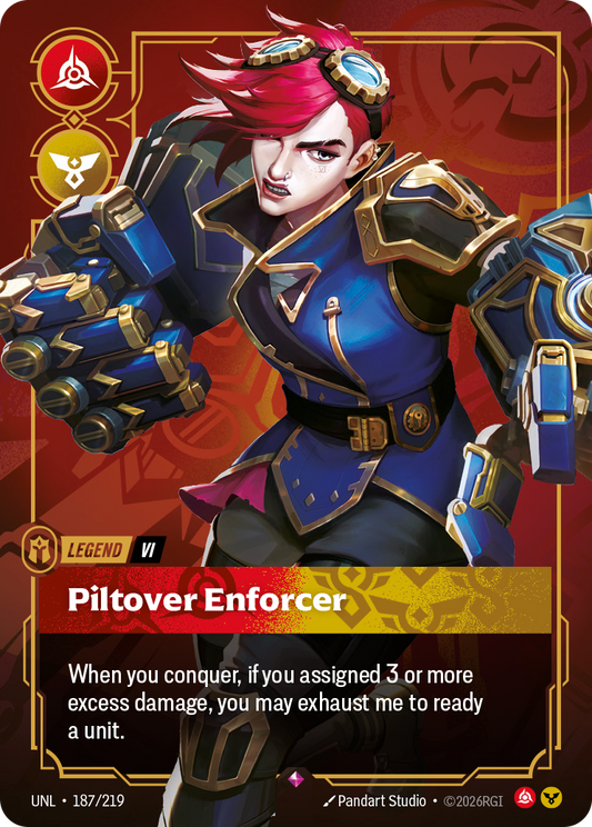 Vi - Piltover Enforcer - Riftbound TCG Card