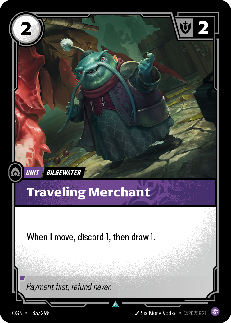 Traveling Merchant - Riftbound TCG Card