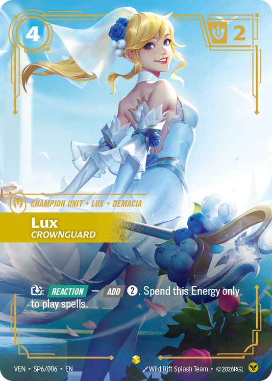 Lux, Crownguard (Foil) - Riftbound Vendetta