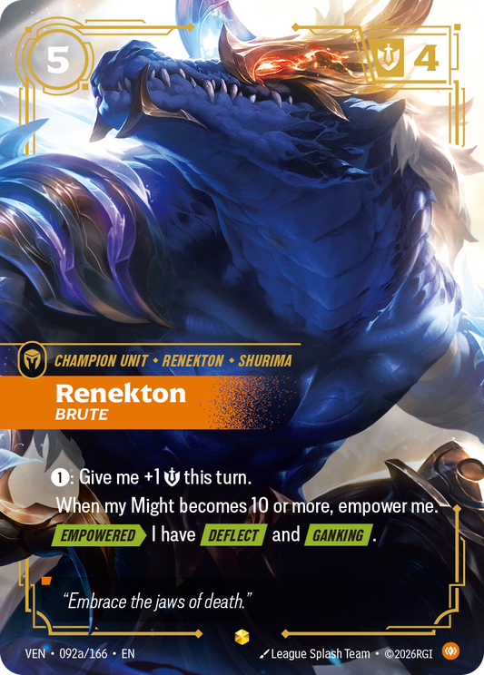 Renekton, Brute (Alternate Art) (Foil) - Riftbound Vendetta