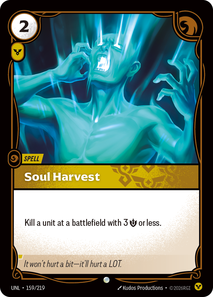 Soul Harvest - Riftbound TCG Card