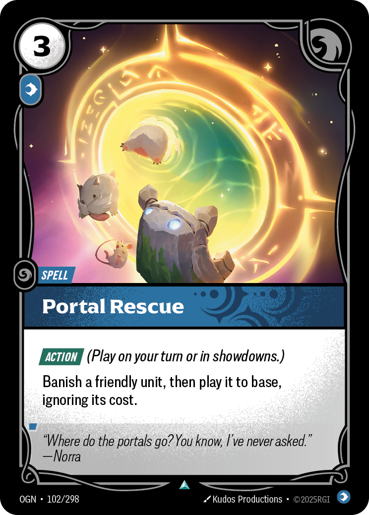 Portal Rescue - Riftbound TCG Card