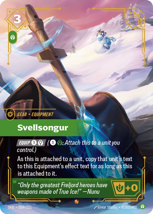 Svellsongur - Riftbound TCG Card